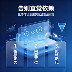 贺州建站-告别直觉依赖：三步学会数据驱动网站运营