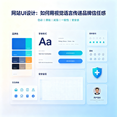 贺州建站-网站UI设计：如何用视觉语言传递品牌信任感
