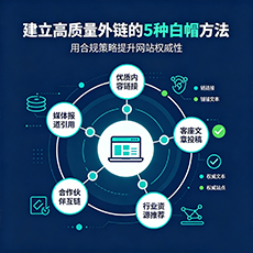 贺州建站-建立高质量外链的5种白帽方法